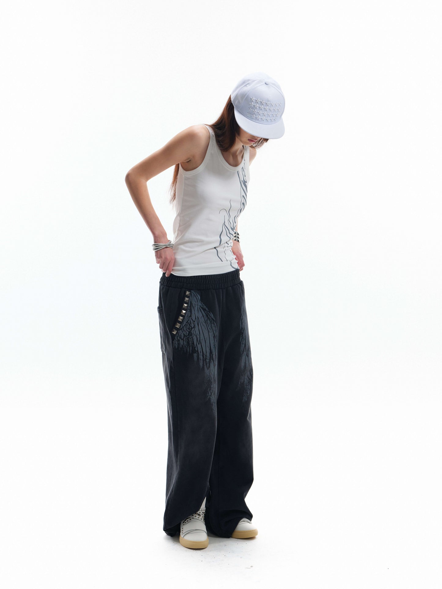 BROKEN WINGS LOOSE SWEATPANTS