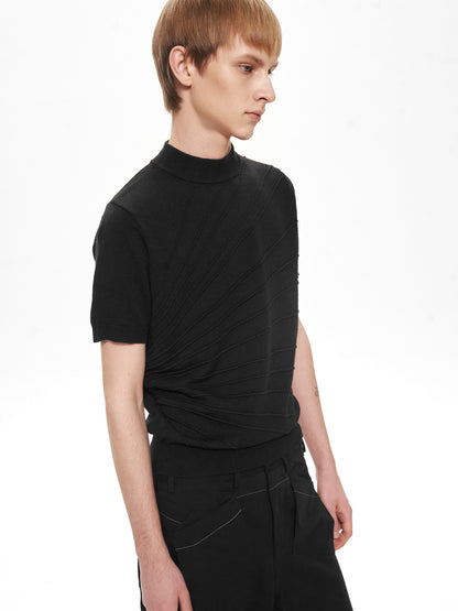 LOOSE THREAD TEXTURED KNIT