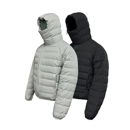 MASK HOODED DOWN JACKET