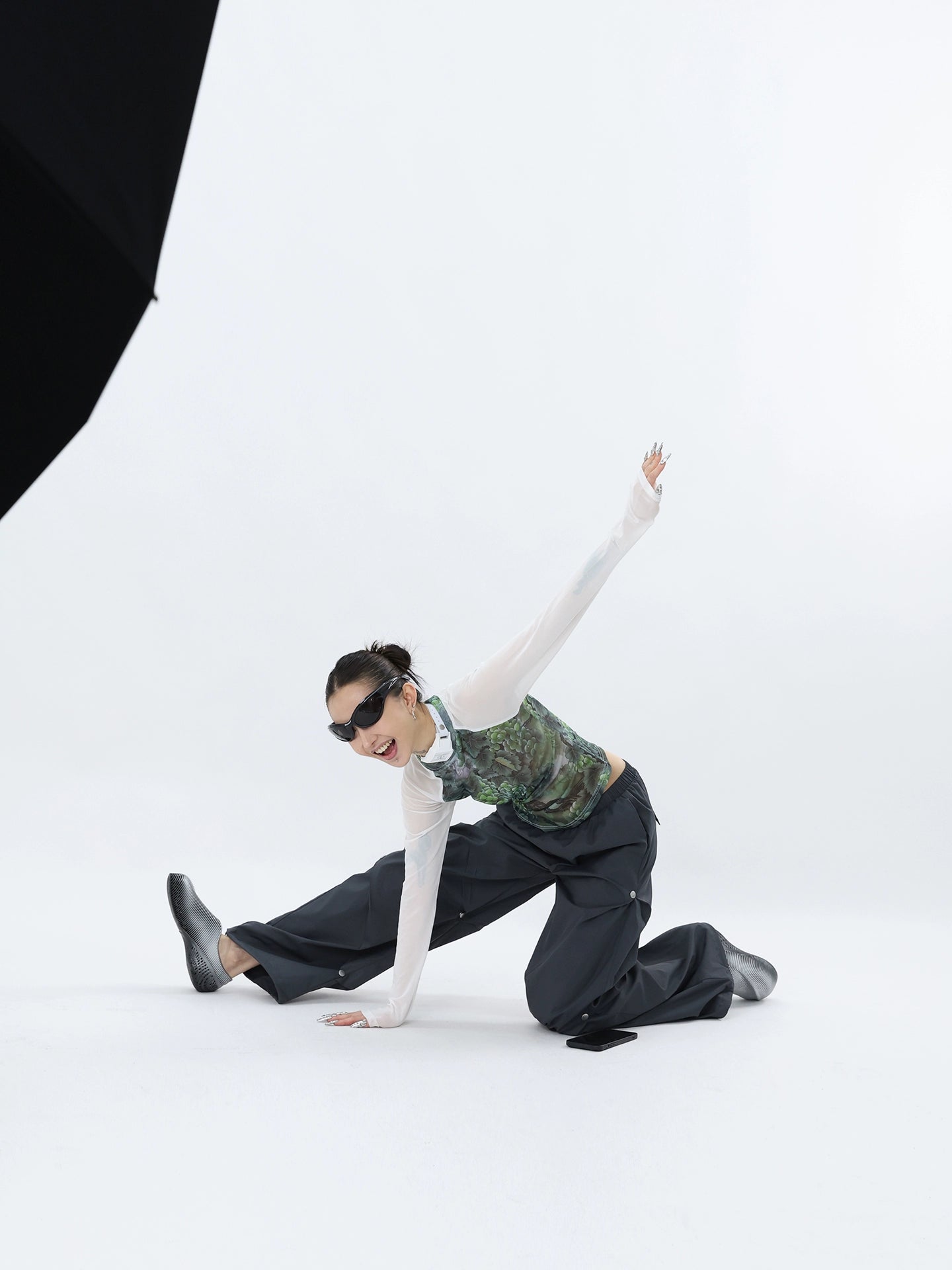 ORIGAMI LAYERED WIDE PANTS