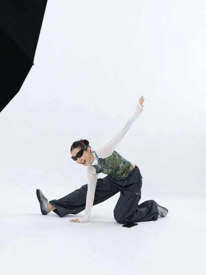 ORIGAMI LAYERED WIDE PANTS