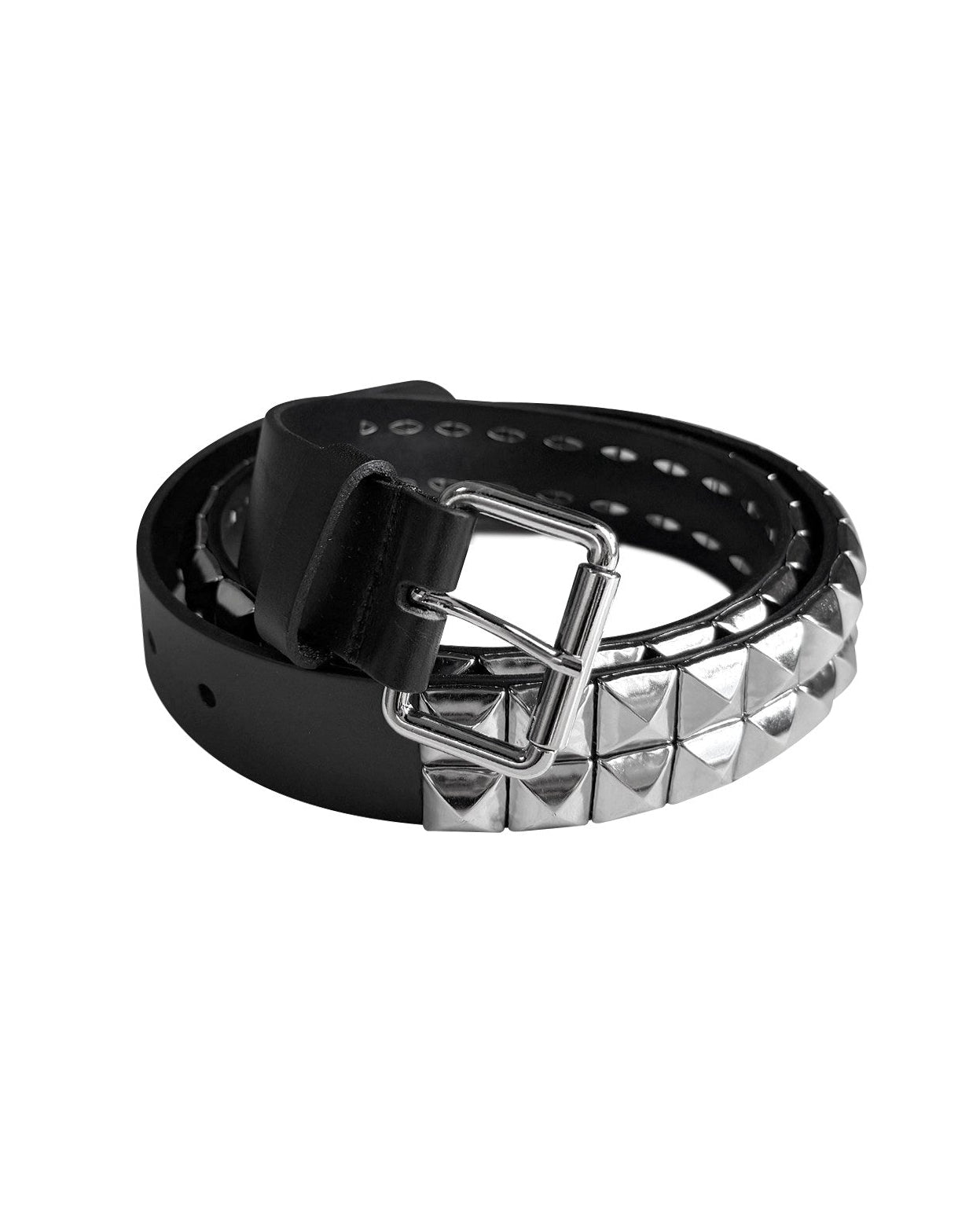TREE BARK TEXTURED RIVET BELT