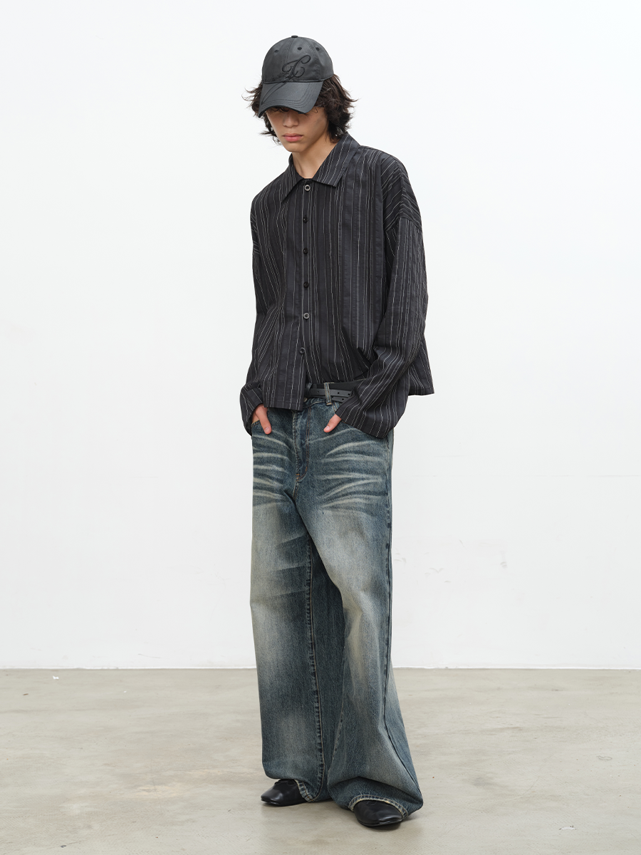 13OZ LIGHTNING STRAIGHT JEANS