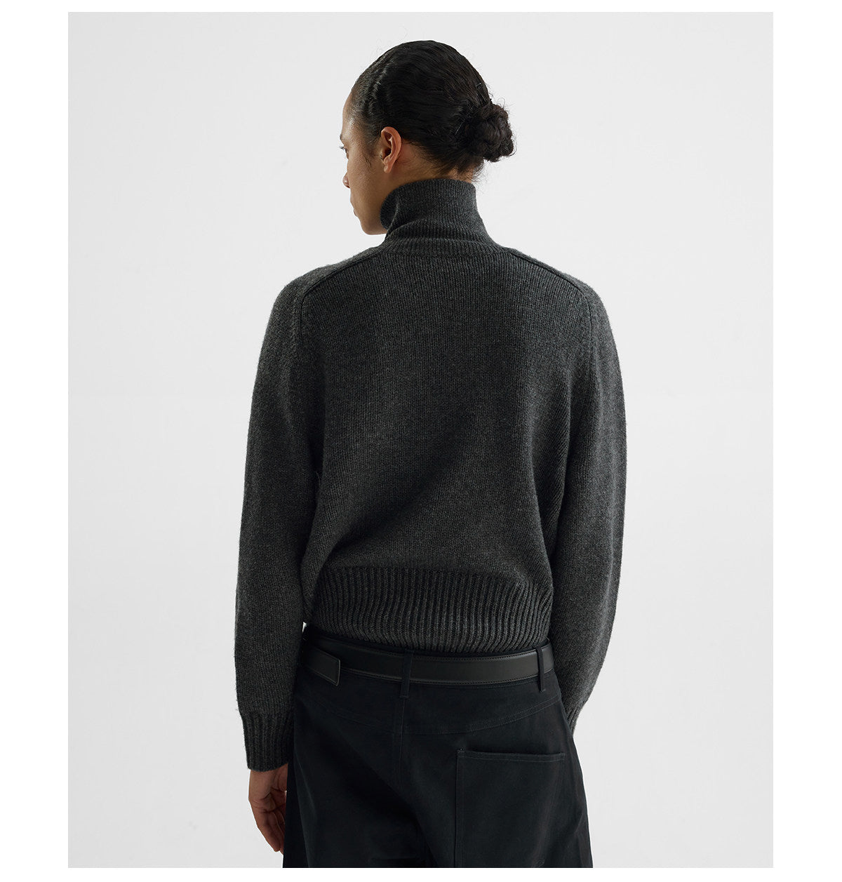 CAT EYE BLUE BUTTON WOOL JACKET