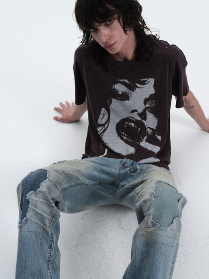 VAMPIRE PORTRAIT CREW NECK TEE