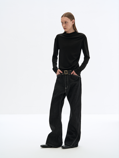 TENCEL MERINO SLIM LONG TEE