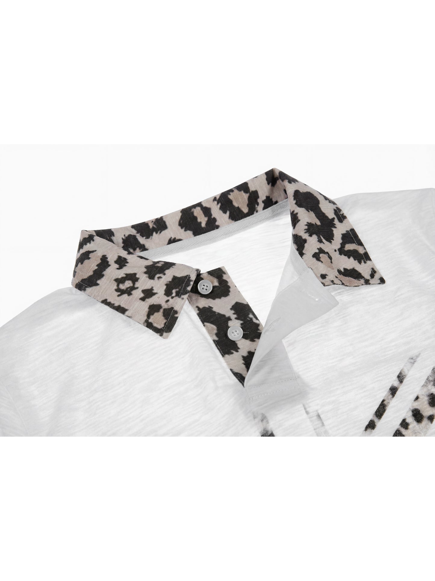 LEOPARD BAMBOO STREET POLO TEE