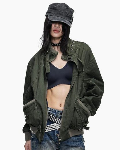 TACTICAL WASHED UTILITY JACKET