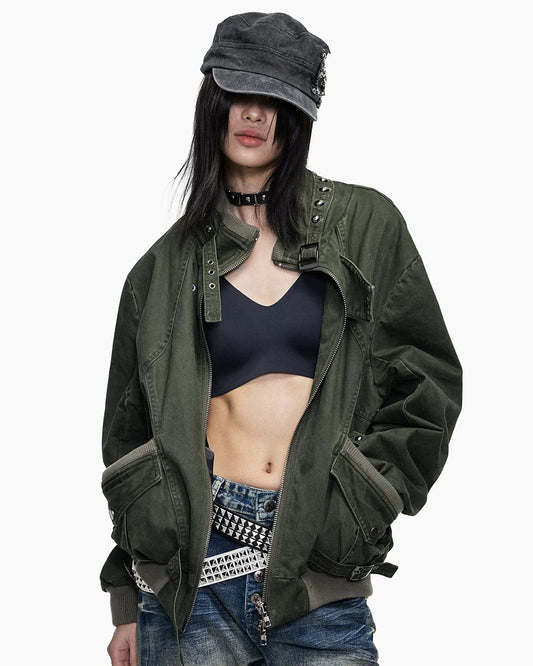 TACTICAL WASHED UTILITY JACKET