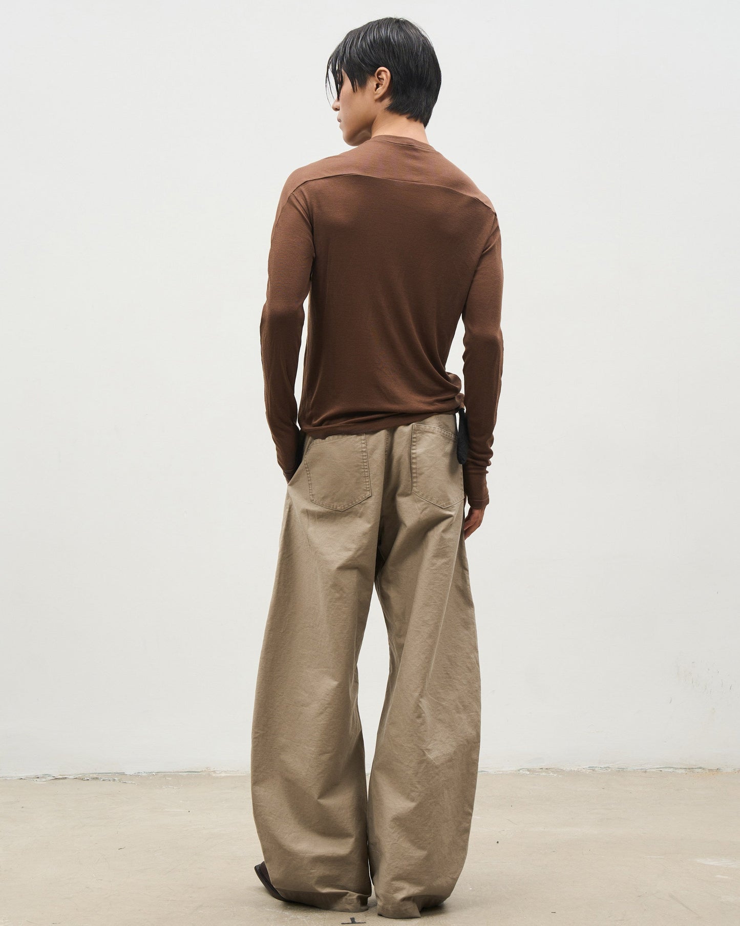 SICKLE CURVE A-LINE PANTS