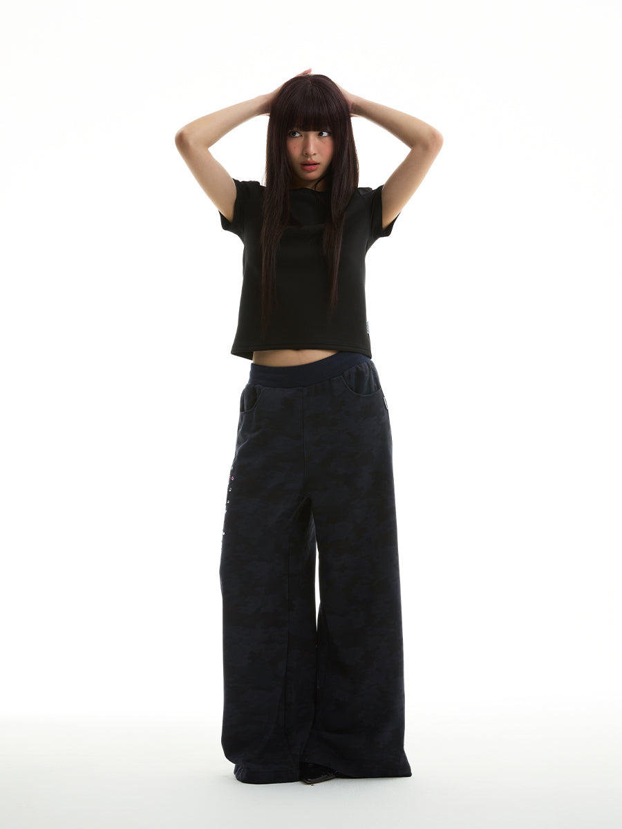 ROYAL BLUE CAMO DIAMOND PANTS