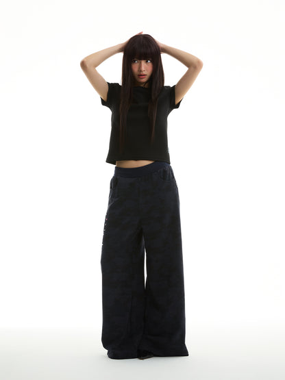 ROYAL BLUE CAMO DIAMOND PANTS