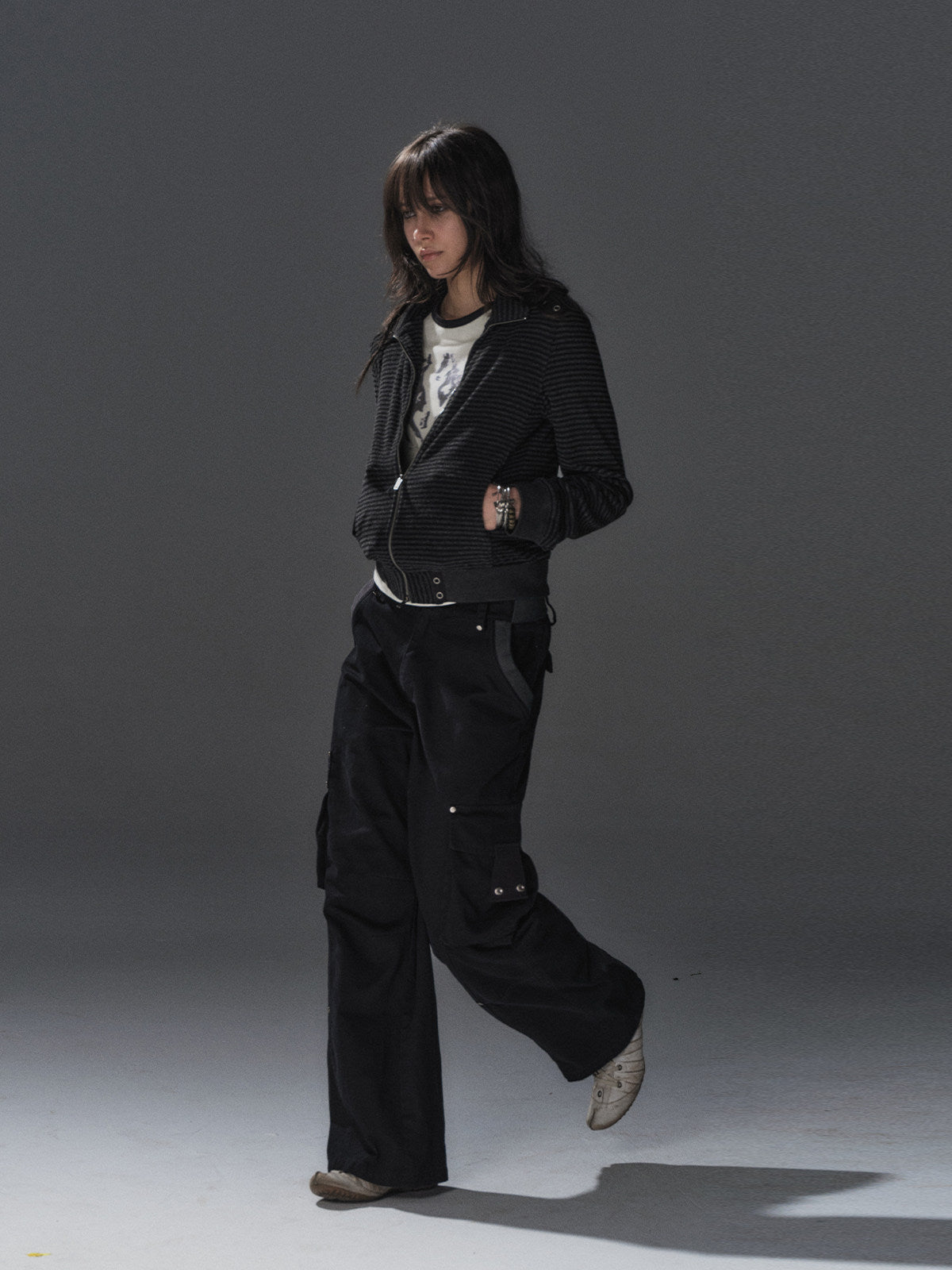 ASH SIGNAL EYELET TRACK BLOUSON