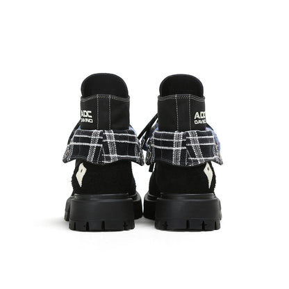 LACE UP Y2K CHUNKY BOOTS