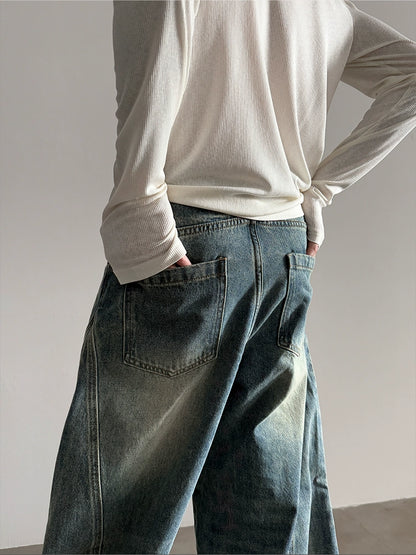 VINTAGE WASHED SCIMITAR JEANS