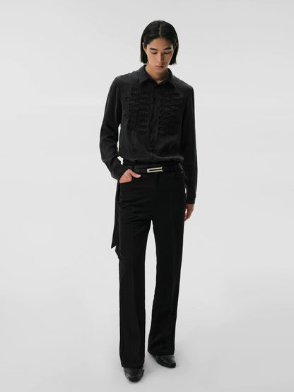 IMPERIAL COURT CORD EMBROIDERED SHIRT