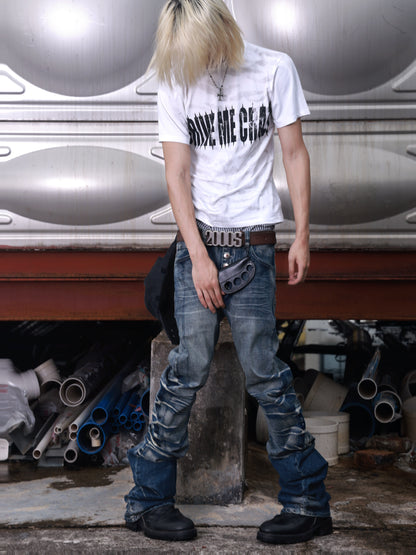 ICE BLUE WHISKER CUTLASS JEANS