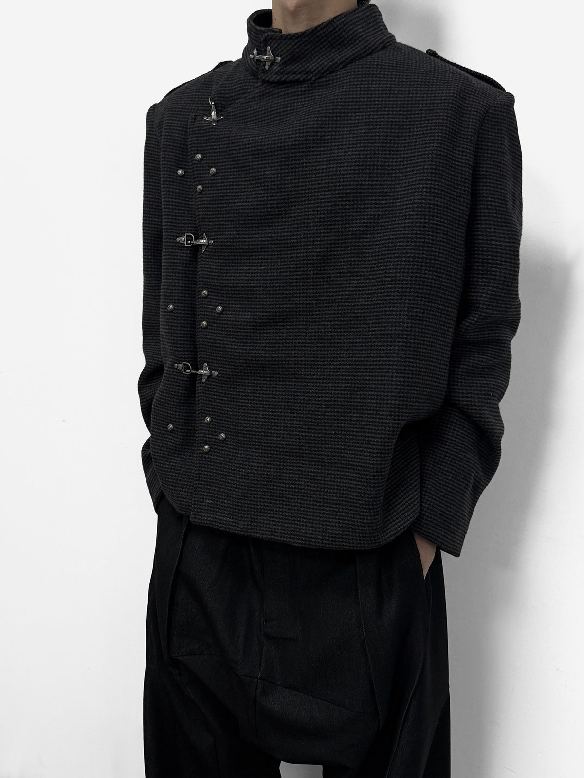 HOUNDSTOOTH FENCING SUIT JACKET