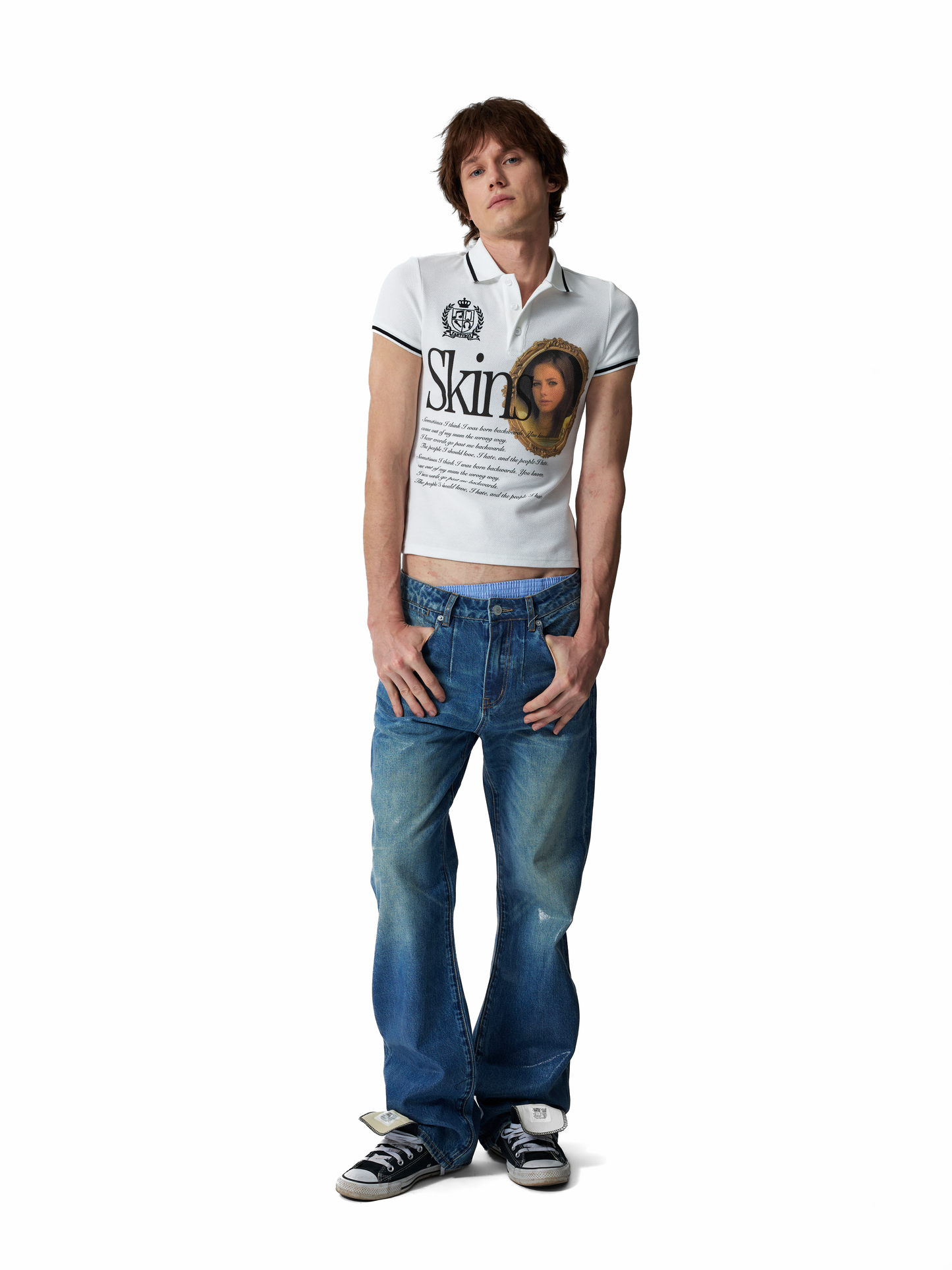 SKINS PORTRAIT FITTED POLO