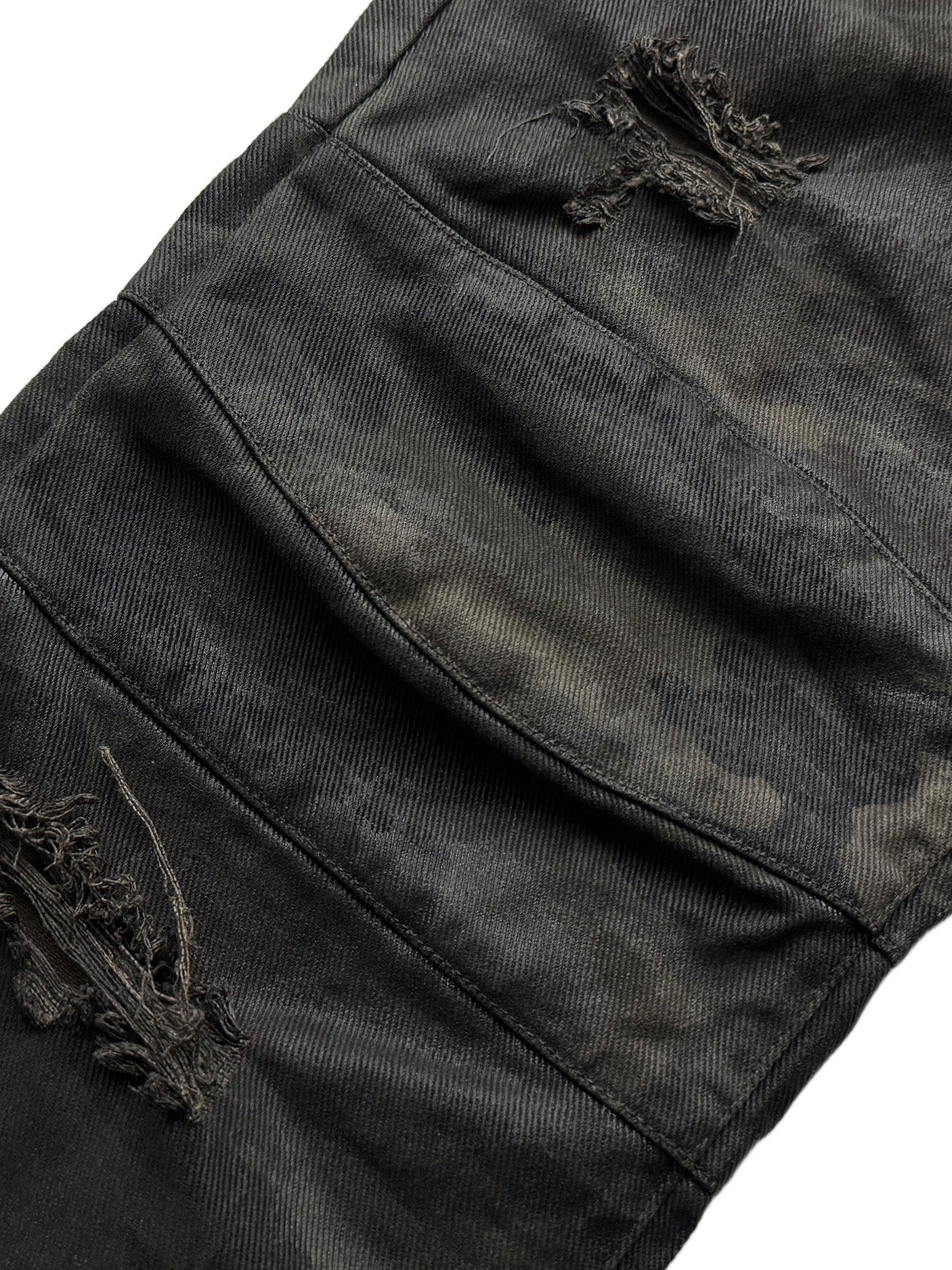 AGED BONE　CAMO TWILL TROUSERS