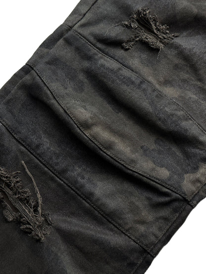 AGED BONE　CAMO TWILL TROUSERS