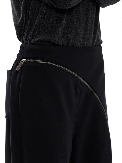 CURVED CHAIN KNIT SWEATPANTS