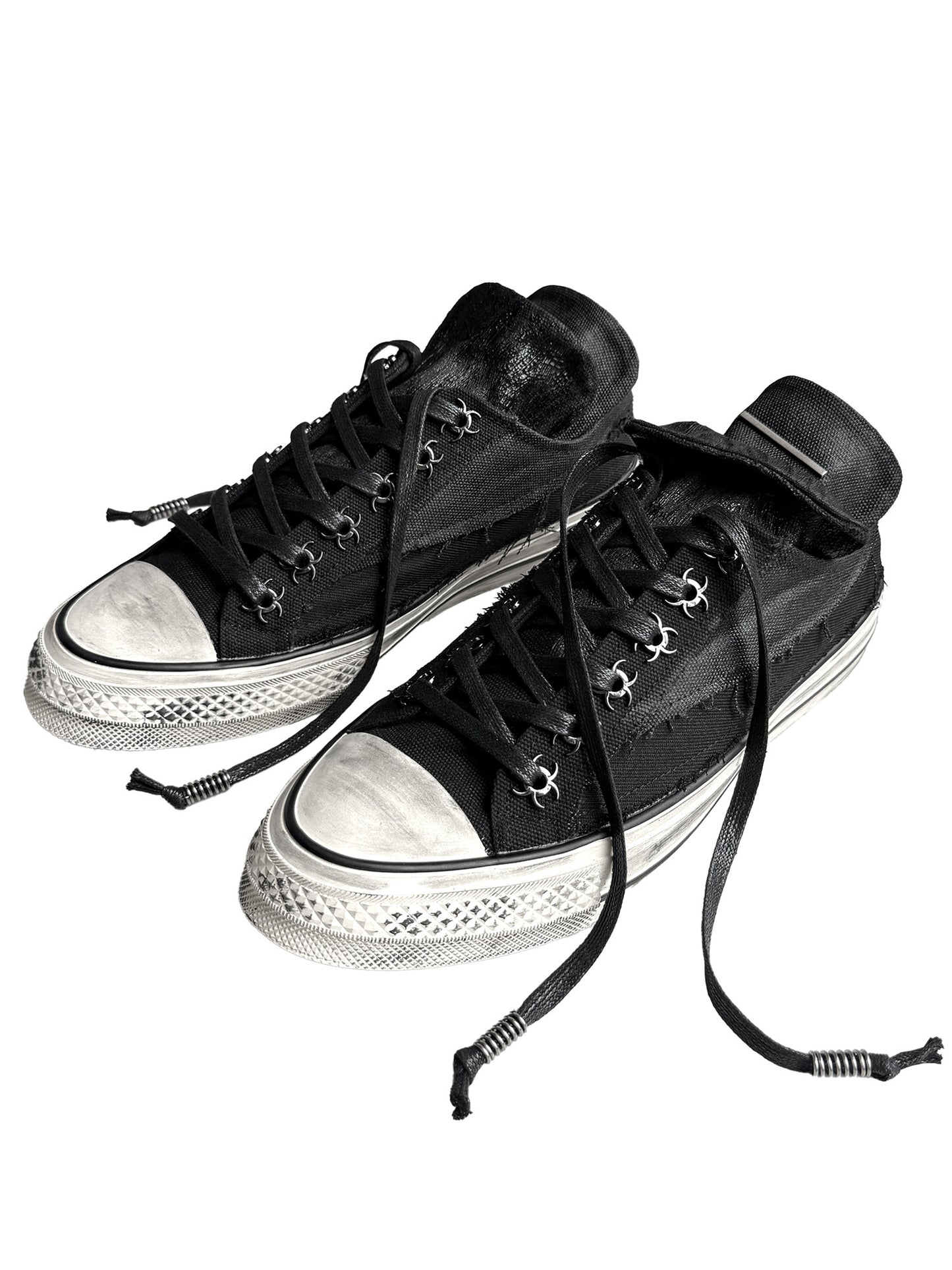 WAXED TONGUE SPRING VULCANIZED SNEAKERS
