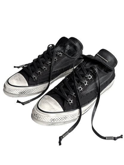 WAXED TONGUE SPRING VULCANIZED SNEAKERS