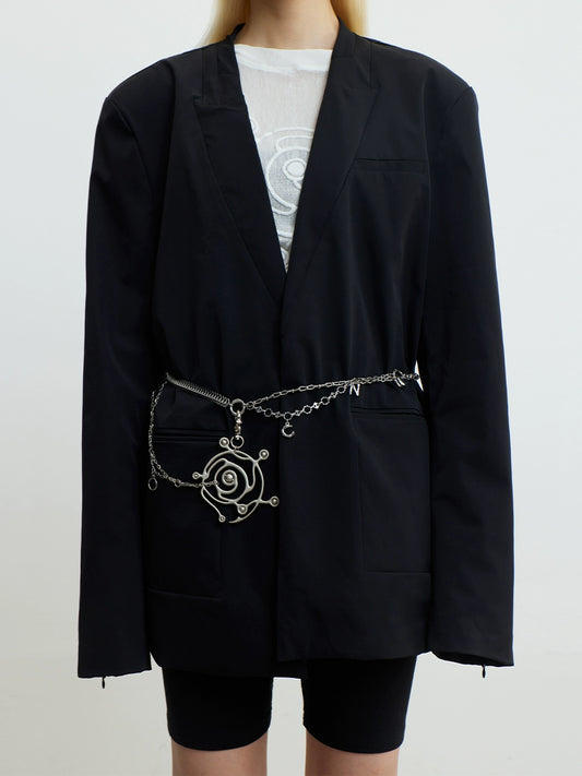 SPIRAL METAL WAIST CHAIN