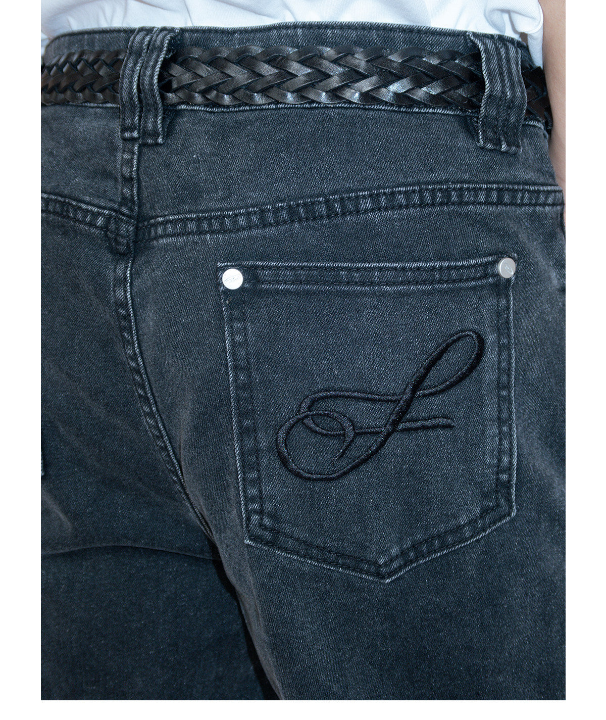 VINTAGE WASHED BOOTCUT JEANS