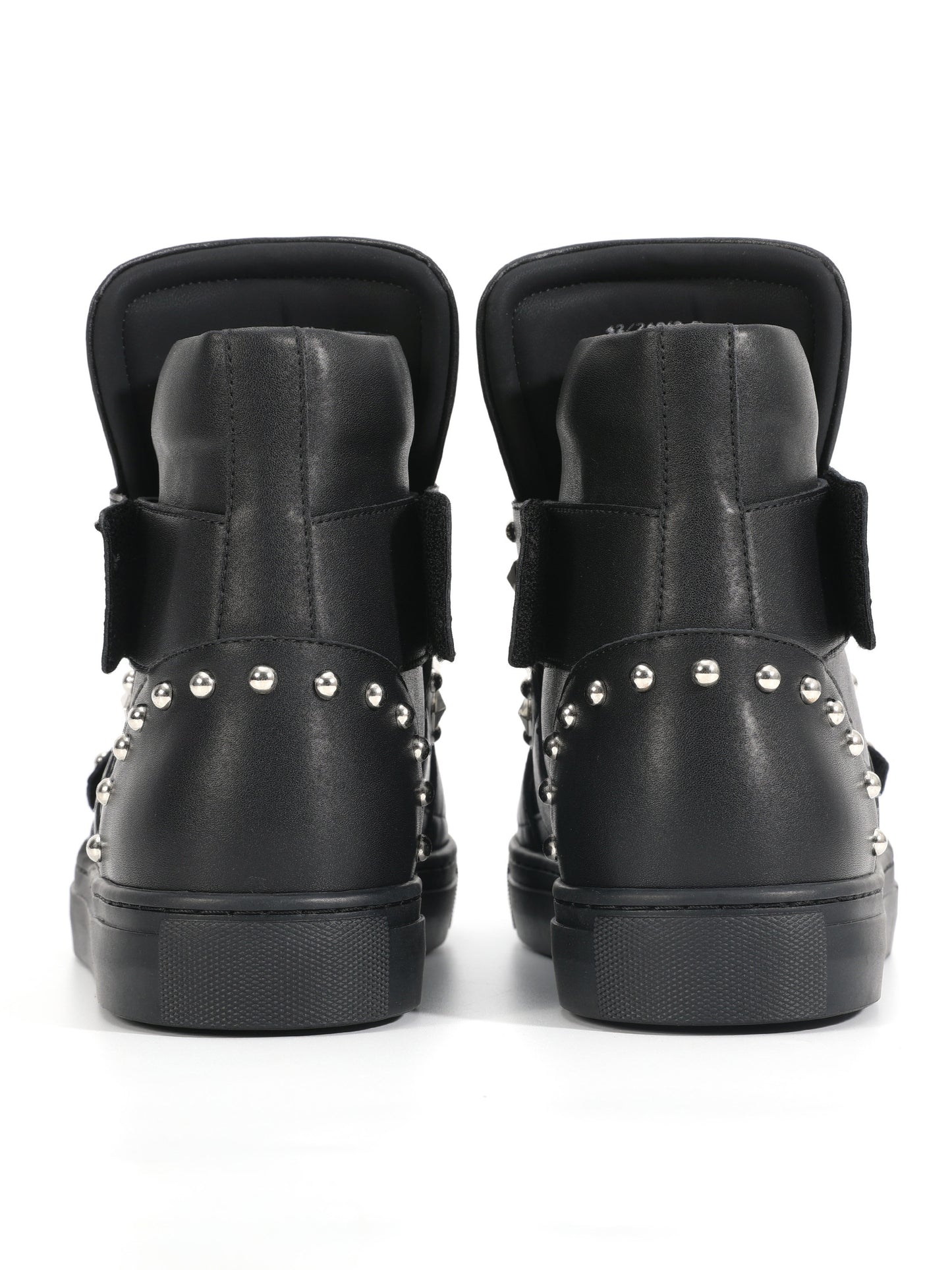 RIVET VELCRO HIGH TOP STAD SNEAKERS