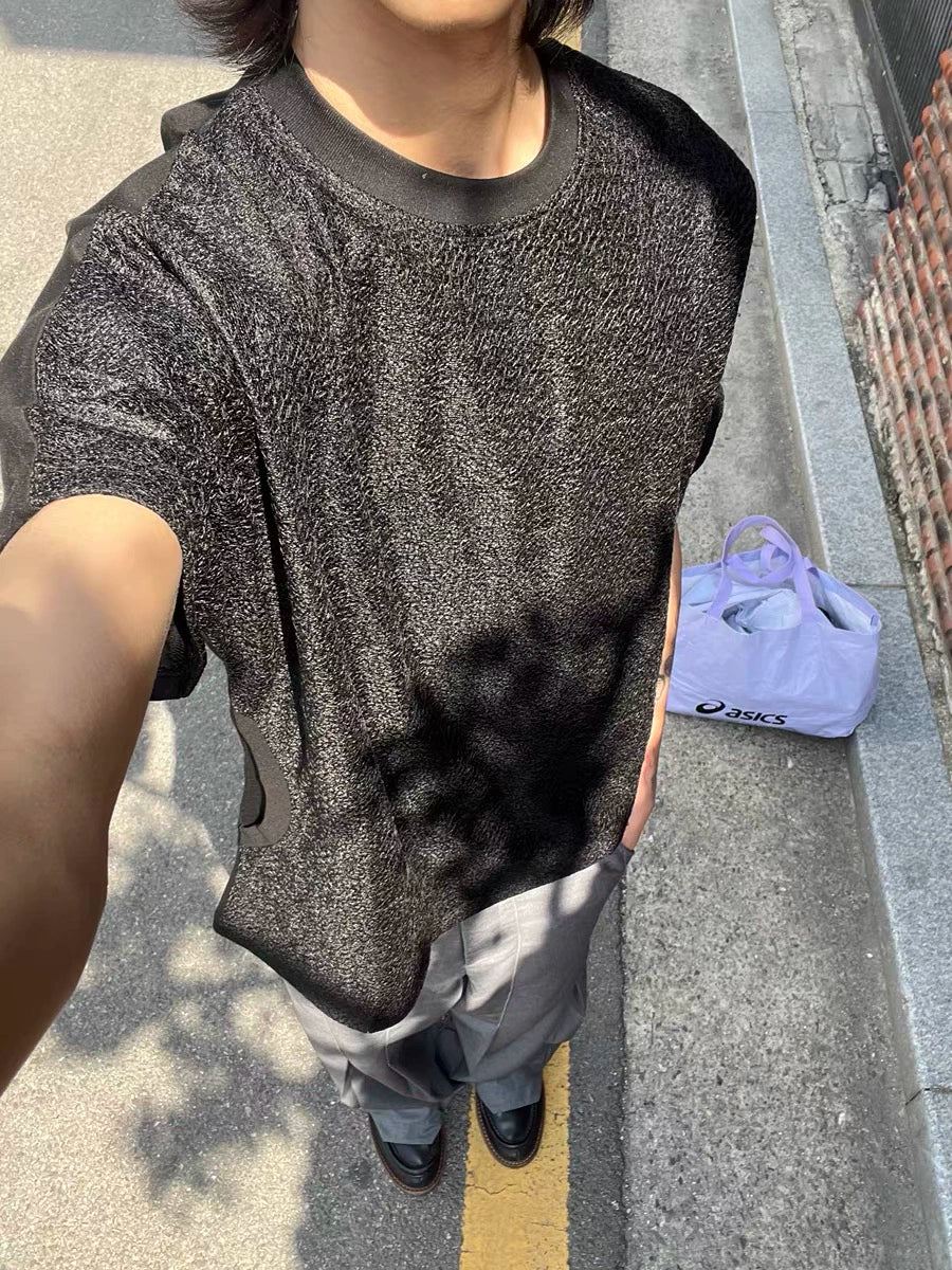 HOOKED MESH SHEER TEE