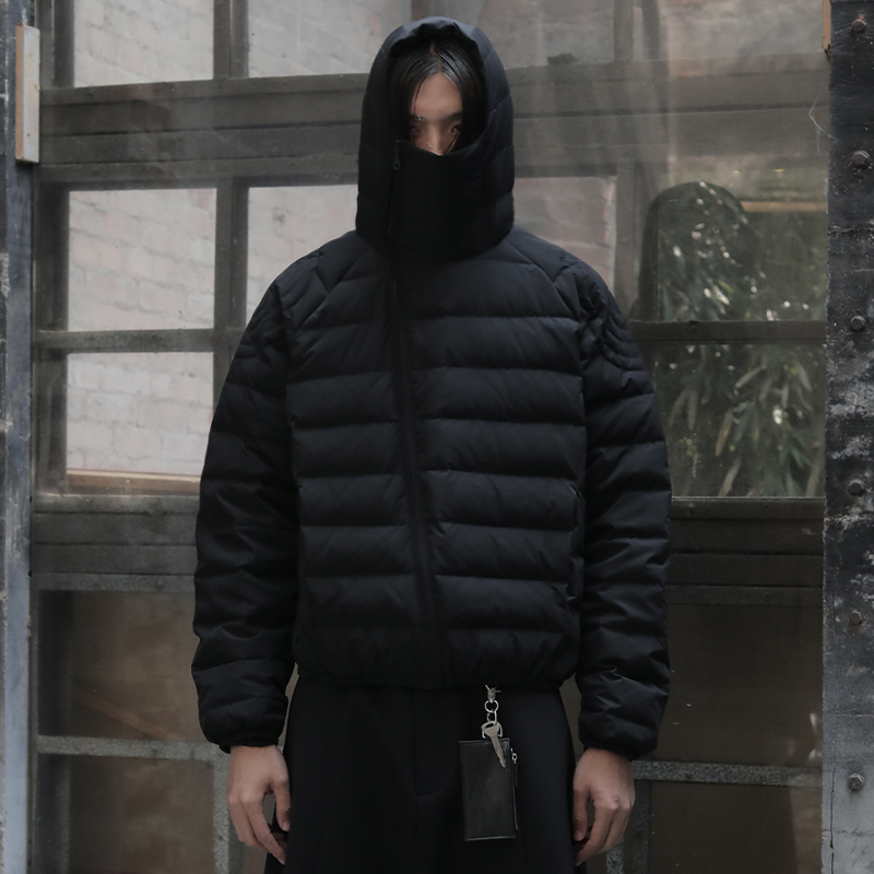 MASK HOODED DOWN JACKET