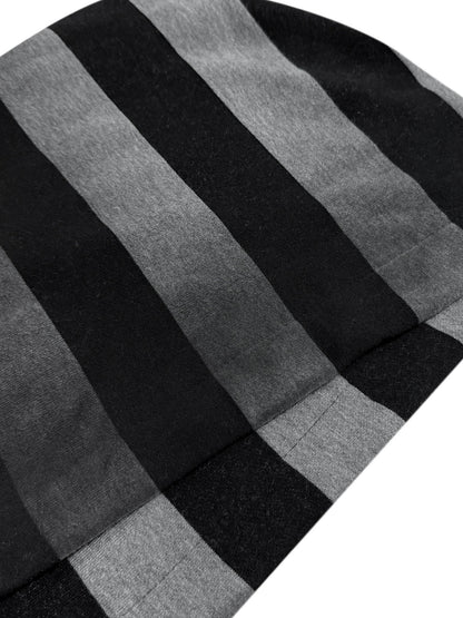 SPRAY STAINED GRADIENT STRIPE HOODIE