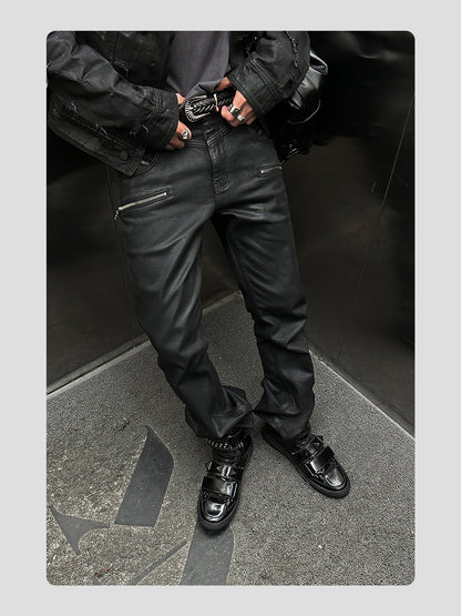 METAL RIVET HIGH TOP SNEAKERS