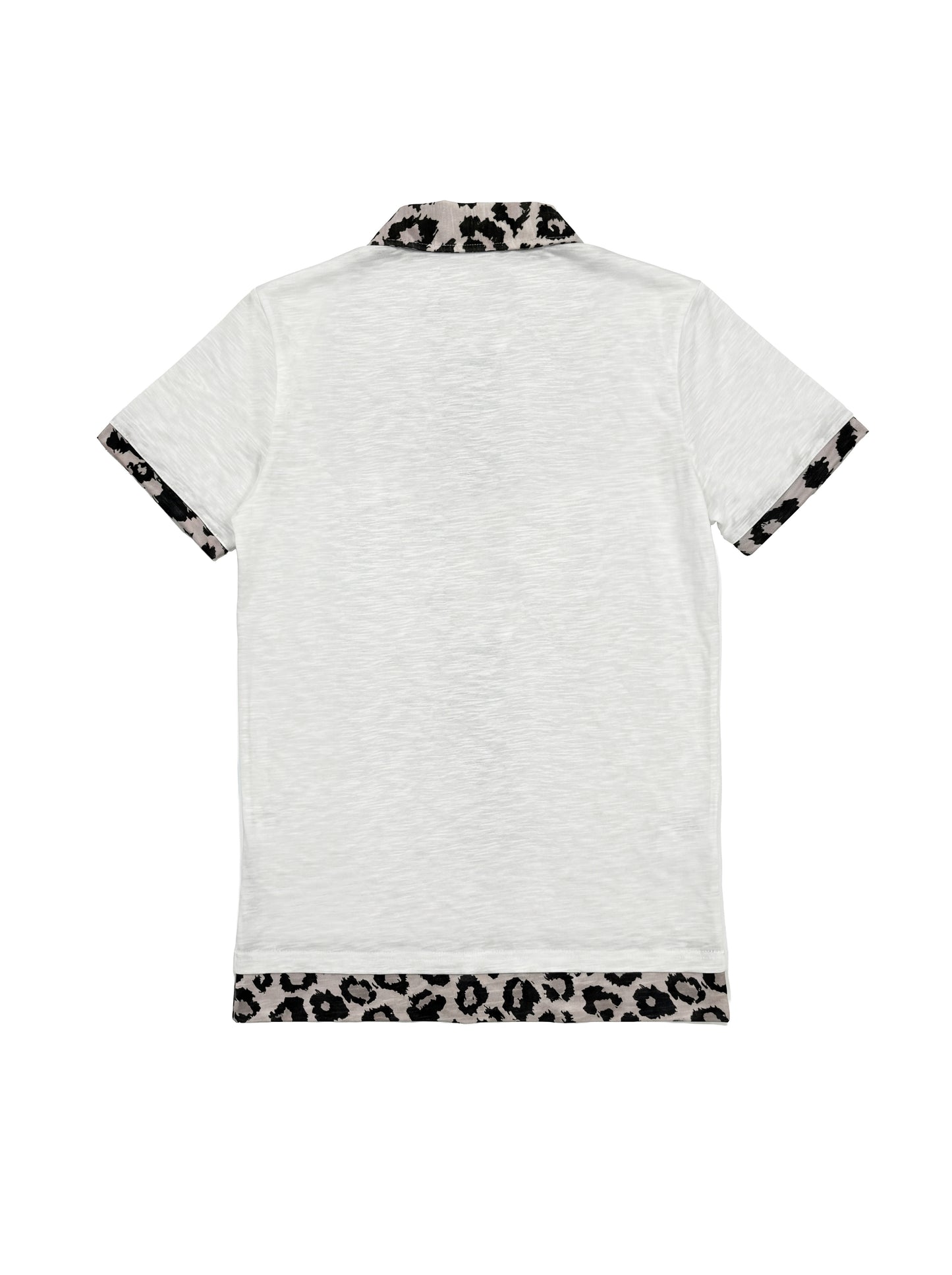 LEOPARD BAMBOO STREET POLO TEE