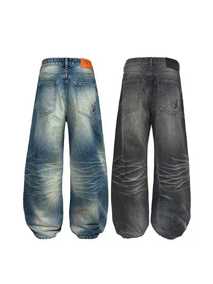 13.5OZ DIRTY WASH STRAIGHTEN DENIMS