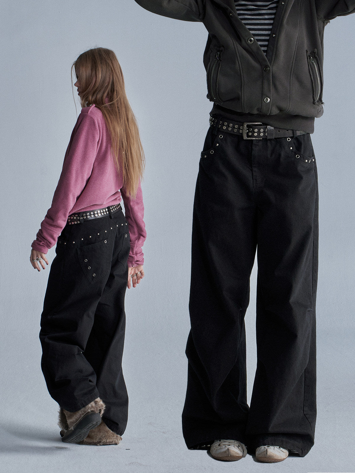 WIDE LEG MULTI POCKET CAMO PANTS