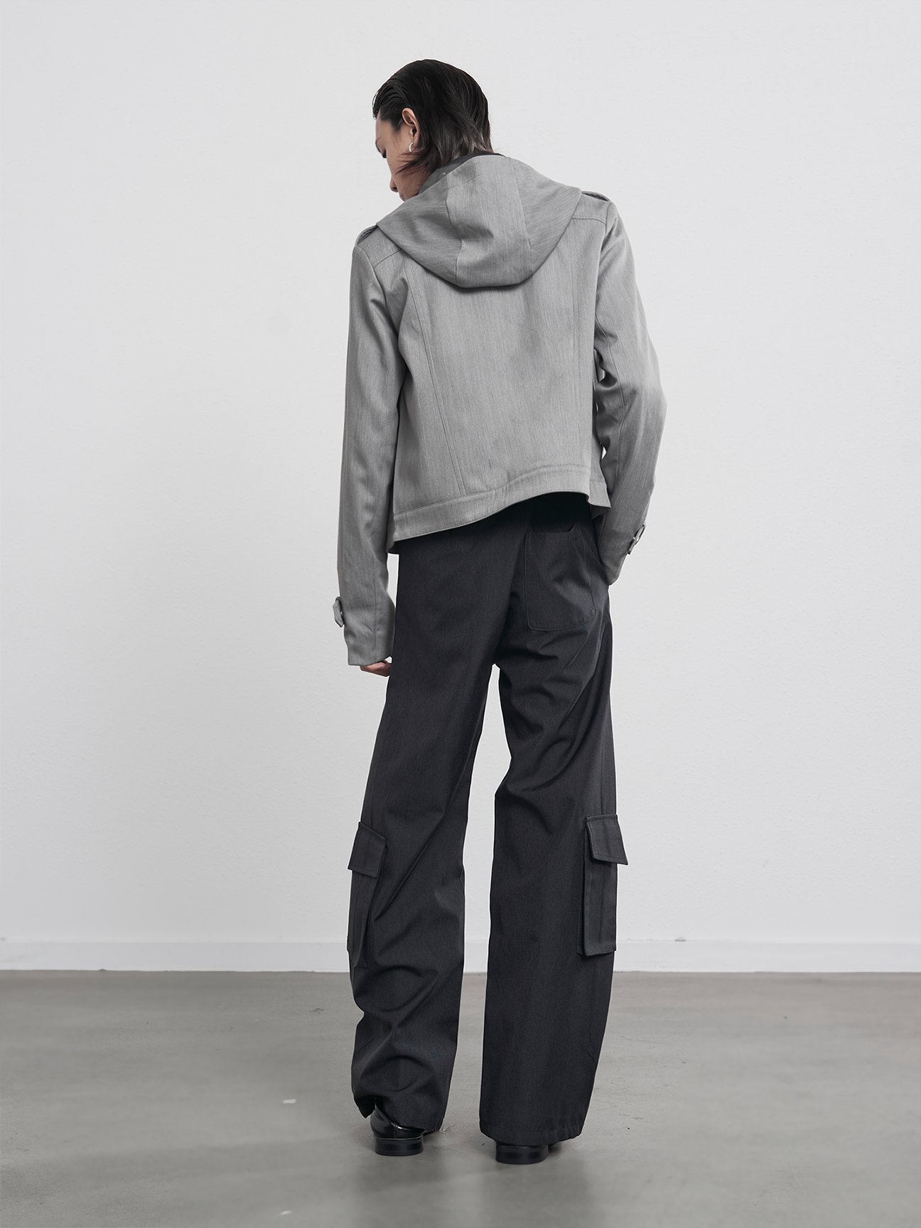 SLANT FRONT TYPE 2.5 HOODED BLAZER