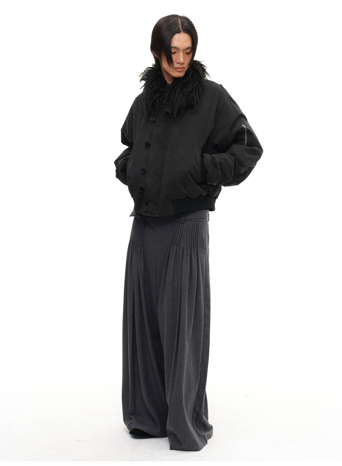 WASHED TEXTURE N2B STYLE OUTERWEAR