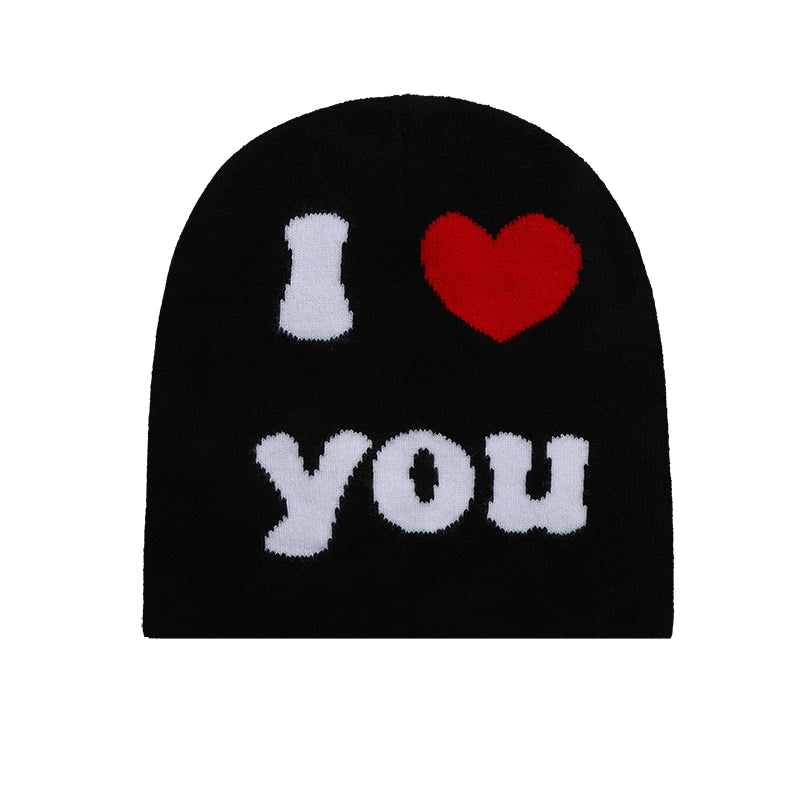 LOVE WOOLEN KNIT BEANIE