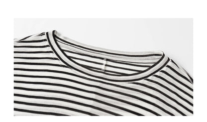 TENCEL WOOL BLEND STRIPED KNIT