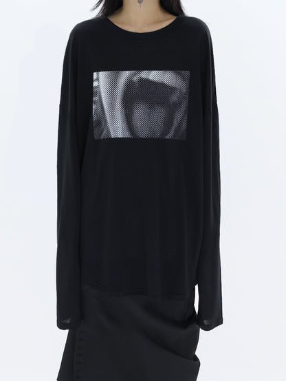SILENT SHOUT SHEER COVER SHIRT