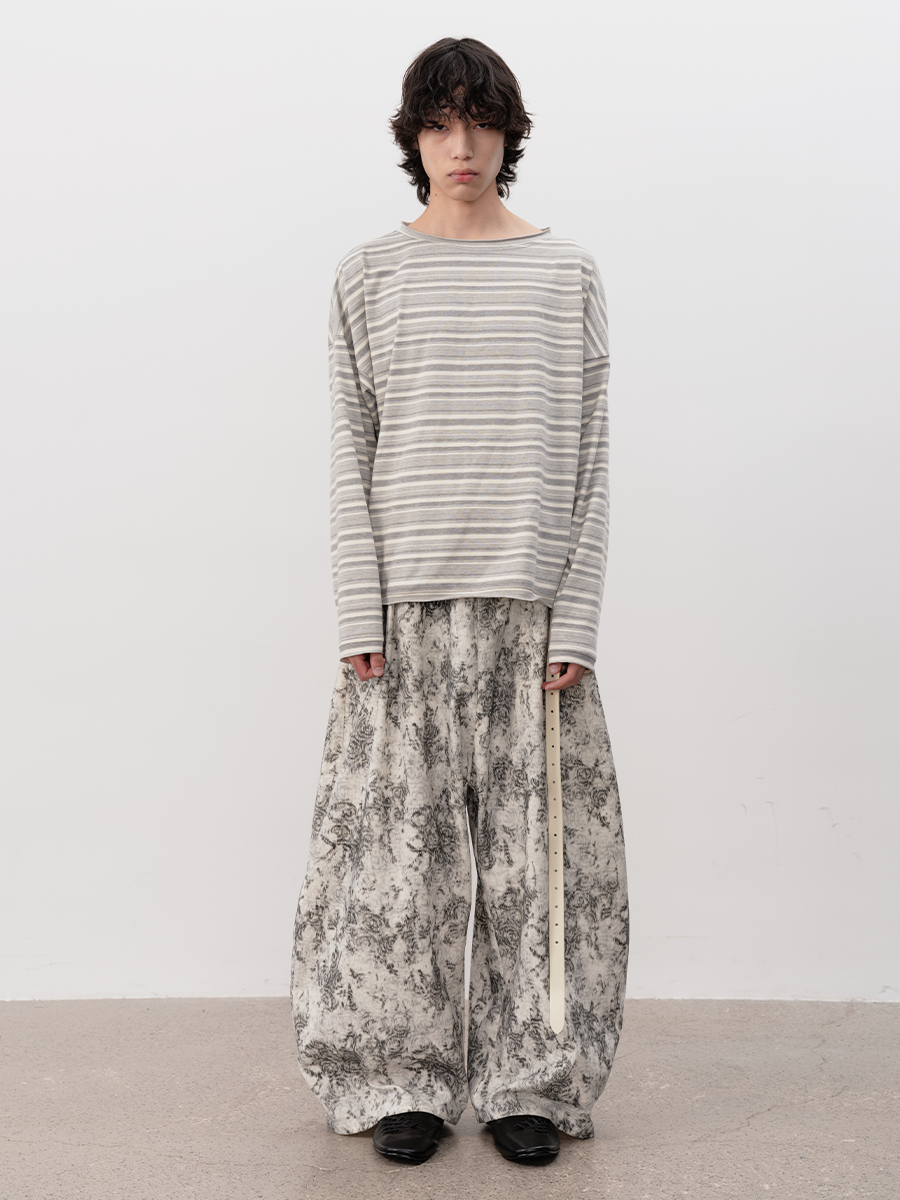 OFF-WHITE RELAXED STRIPE TOP