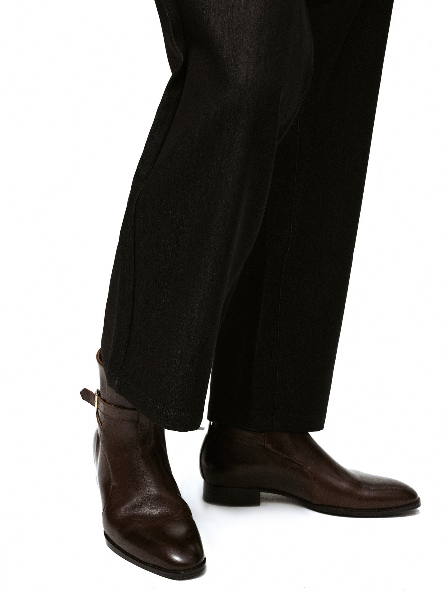 WRAP STRAP CUBAN HEEL BOOTS