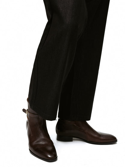 WRAP STRAP CUBAN HEEL BOOTS