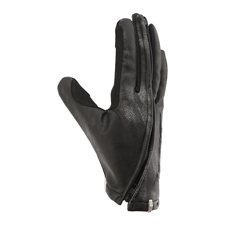 ZIP CUFF LEATHER TECH GLOVES