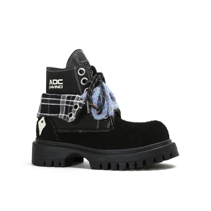 LACE UP Y2K CHUNKY BOOTS
