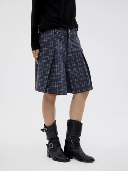 BRITISH STYLE PLEATED DRESS SHORTS