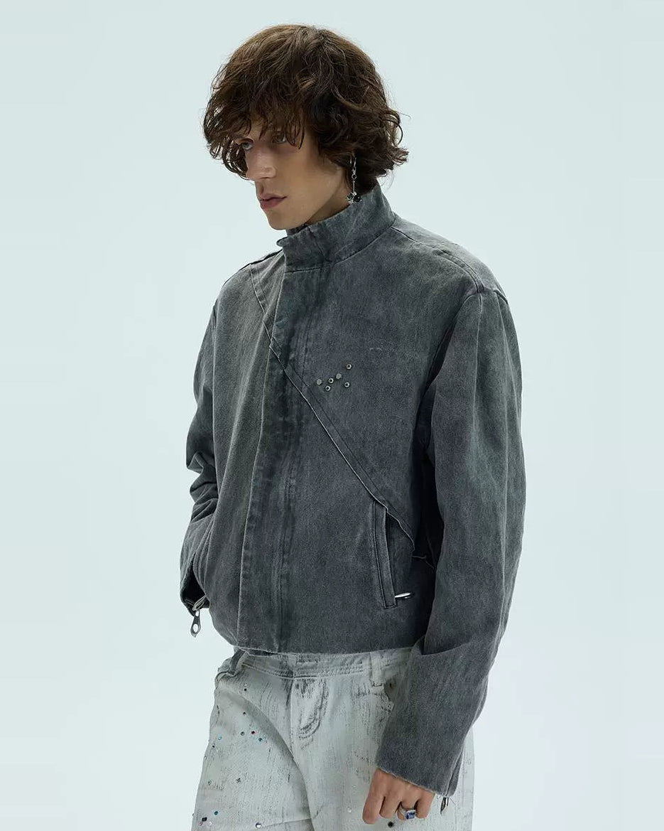 WASHED FLEECE SHORT JACKET